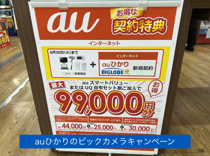 2026年6月ビックカメラのキャンペーン