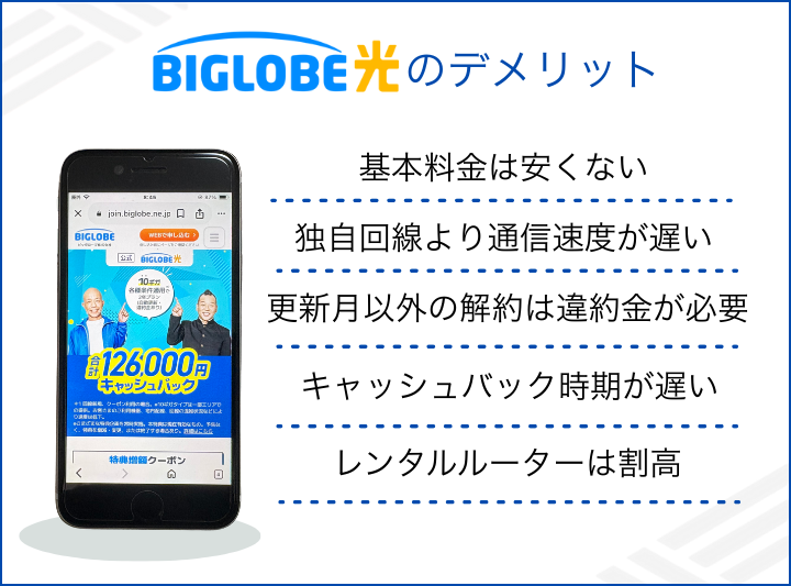 契約前に知っておくべきデメリット