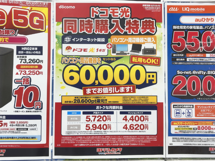 2026年6月ヨドバシカメラのドコモ光キャンペーン