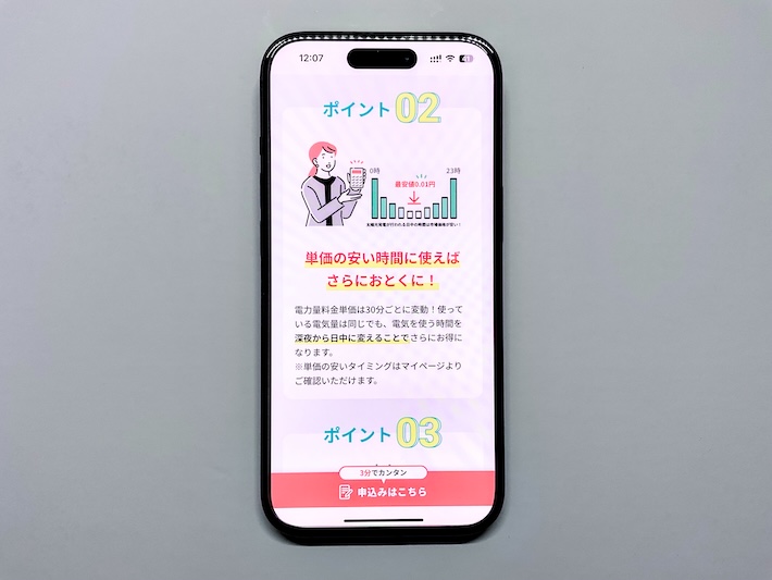 電力量料金は30分ごとに変動