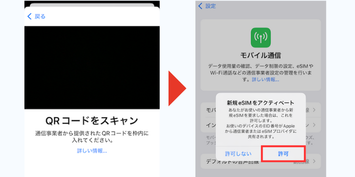 必要な情報を入力する