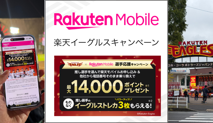 楽天モバイル イーグルスキャンペーン
