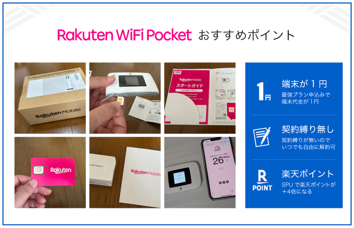 楽天Wi-Fiポケット おすすめポイント